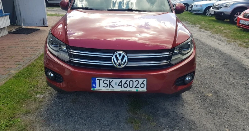 Volkswagen Tiguan cena 61500 przebieg: 139893, rok produkcji 2015 z Wielichowo małe 121